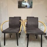 Ettore Sottsass Knoll Mandarin Chairs, 1986