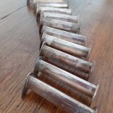 Silver metal knife holder