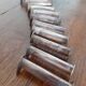 Silver metal knife holder
