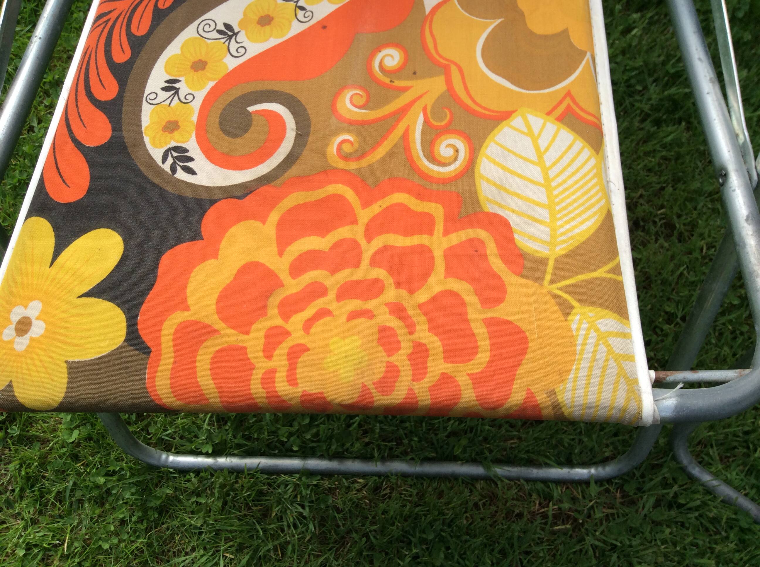 Pair of camping armchairs