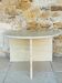 Table d'appoint en travertin,  circa 1980