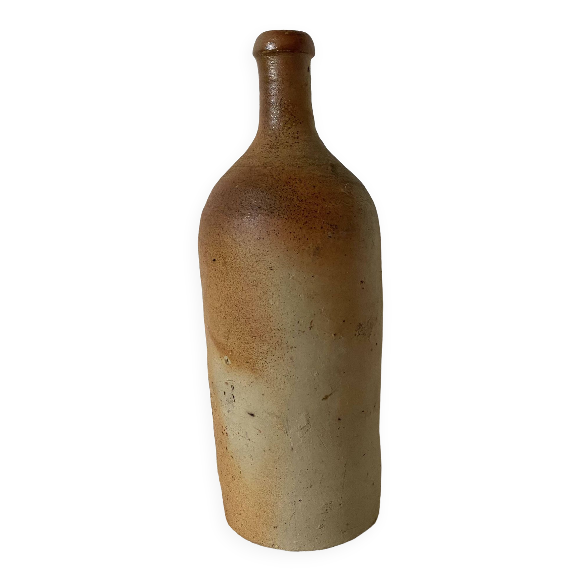 Old terracotta bottle