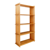 Étagère vintage en pin dans le style de Maison Regain, années 1980