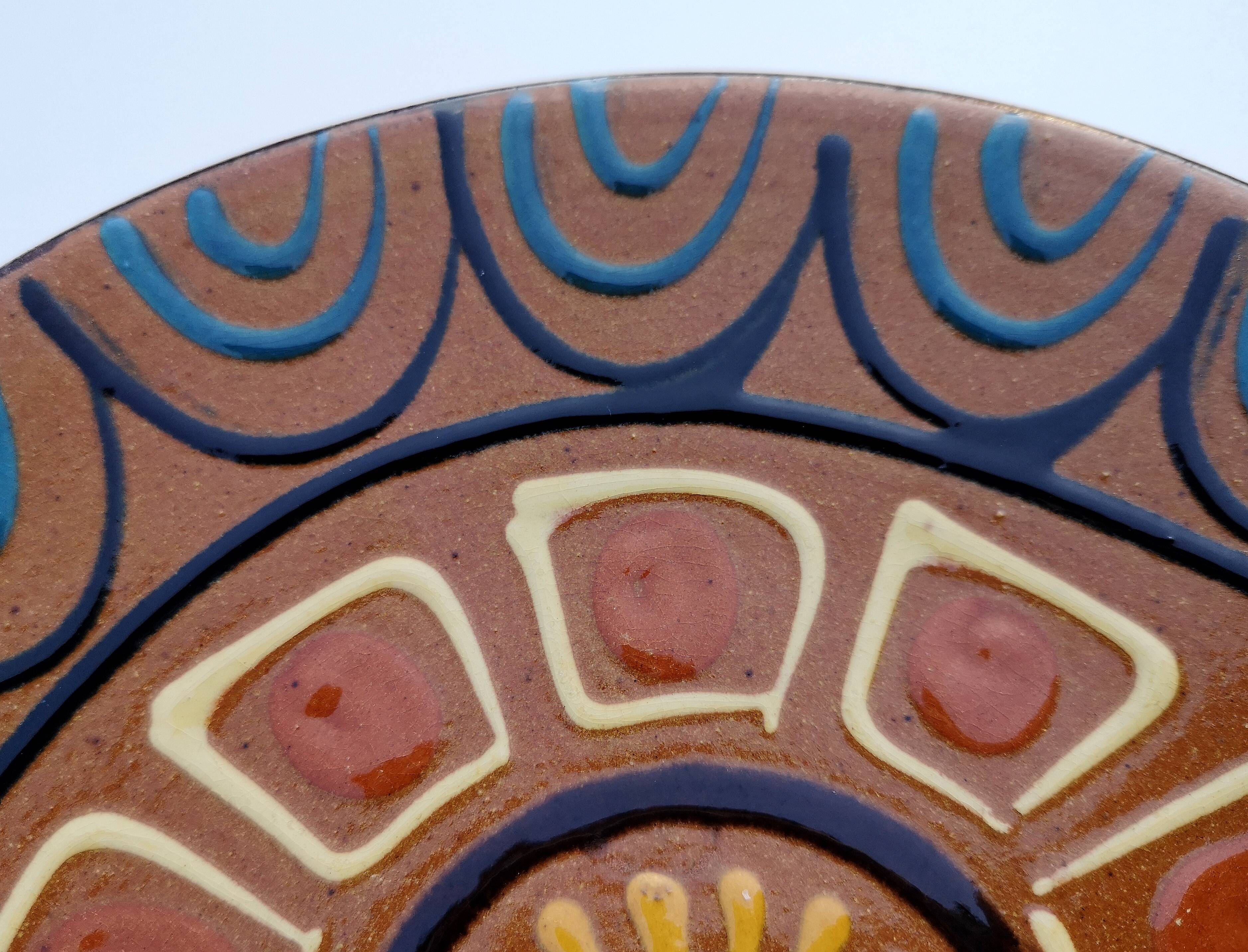 Plates, Puygdemont ceramics, vintage