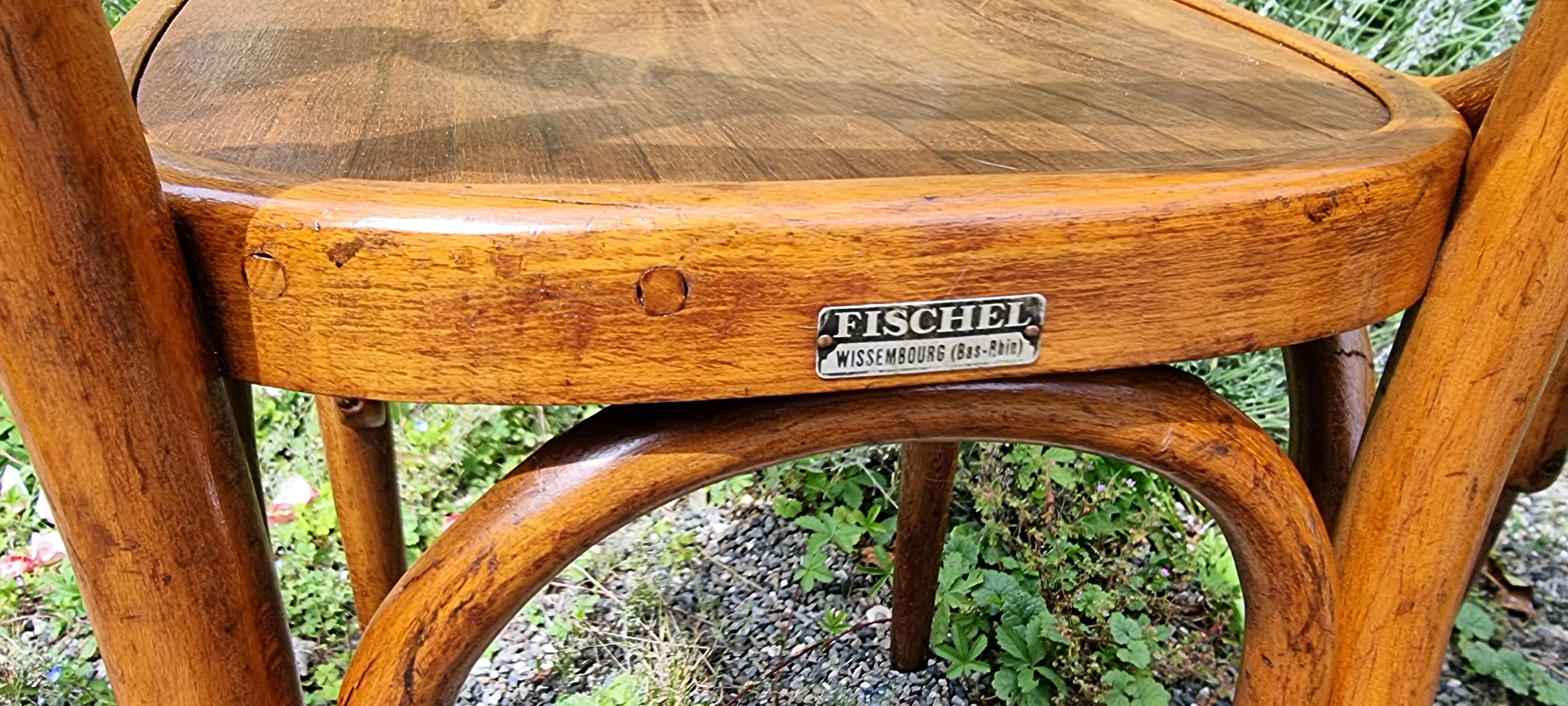 4 Fischel Wissembourg bistro chairs from the 1930s