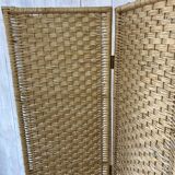 vintage rattan screen