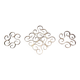 Trivet with Two Gallia Bottle Coasters for Christofle