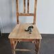 Chaise vintage en bois, années 50