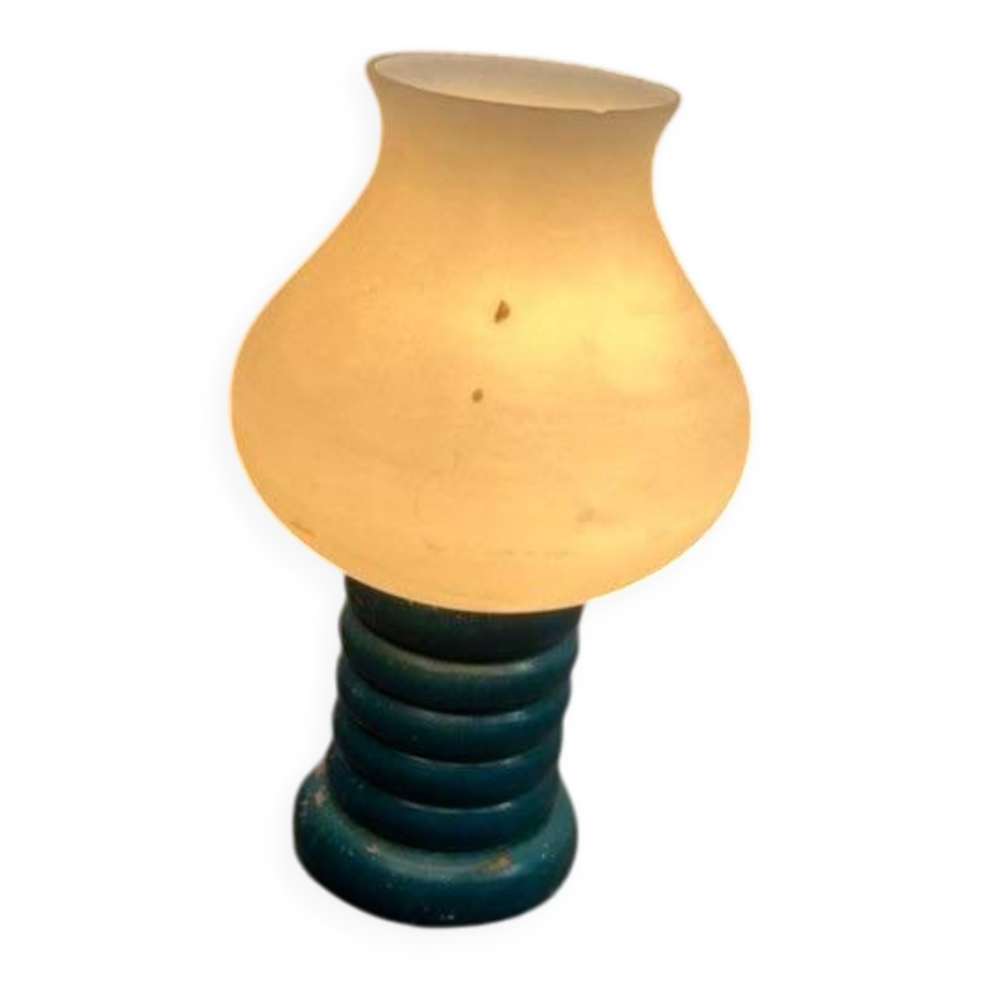 Vintage blue table lamp / small lamp
