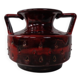 Italian Strawberry Ceramic Vase by Fratelli Fanciullacci for Bitossi, 1960s