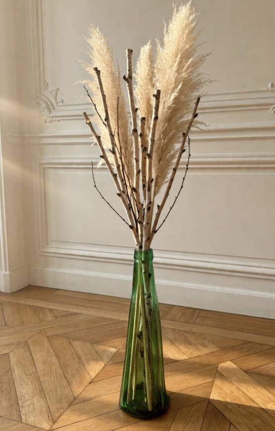 Vintage Viresa bottle in a flattened shape.