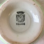 Lot of 4 bowls of Sarreguemines 1950s