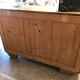 Wood and black buffet