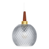Lampe en cristal Japandi, Danemark 60'
