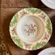 Set of 6 mismatched antique deep plates.