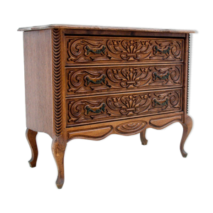 commode en chêne, France, - 1950