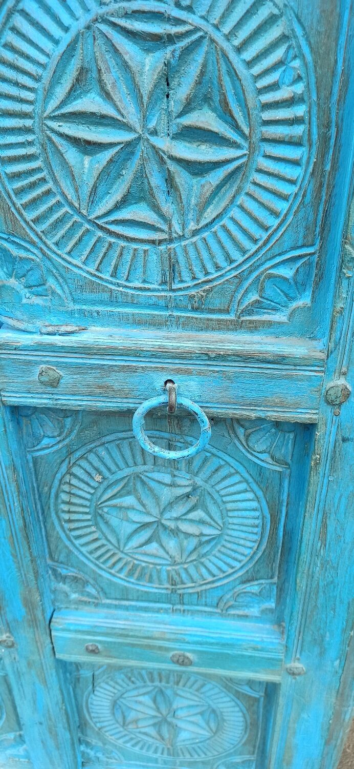 Old wooden door
