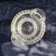 Ice bucket, thick bubbled glass, Schneider Paris