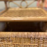 Storage unit, rattan chest of drawers
