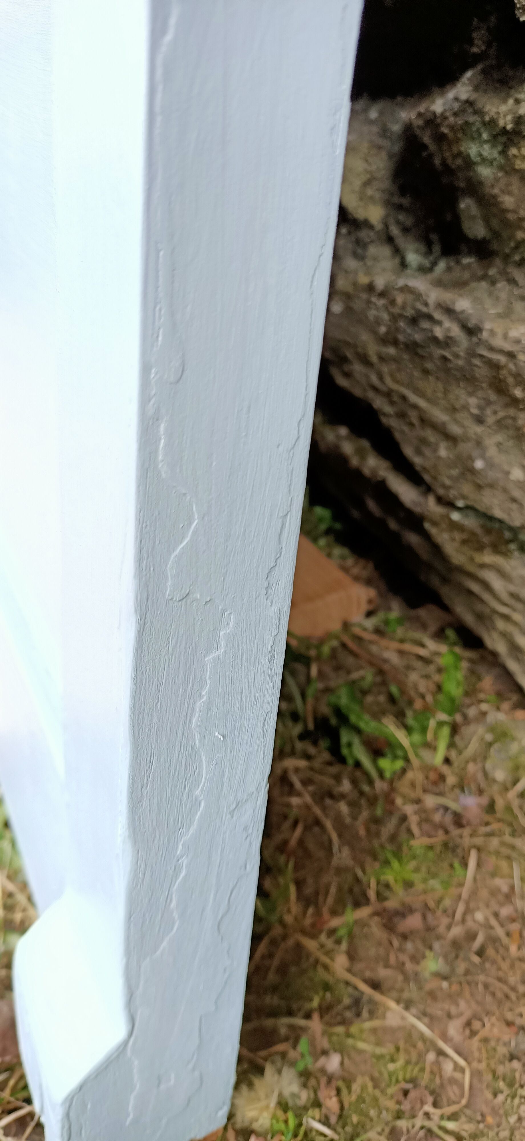 Painted art deco bedhead