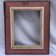 Black and brown wooden frame