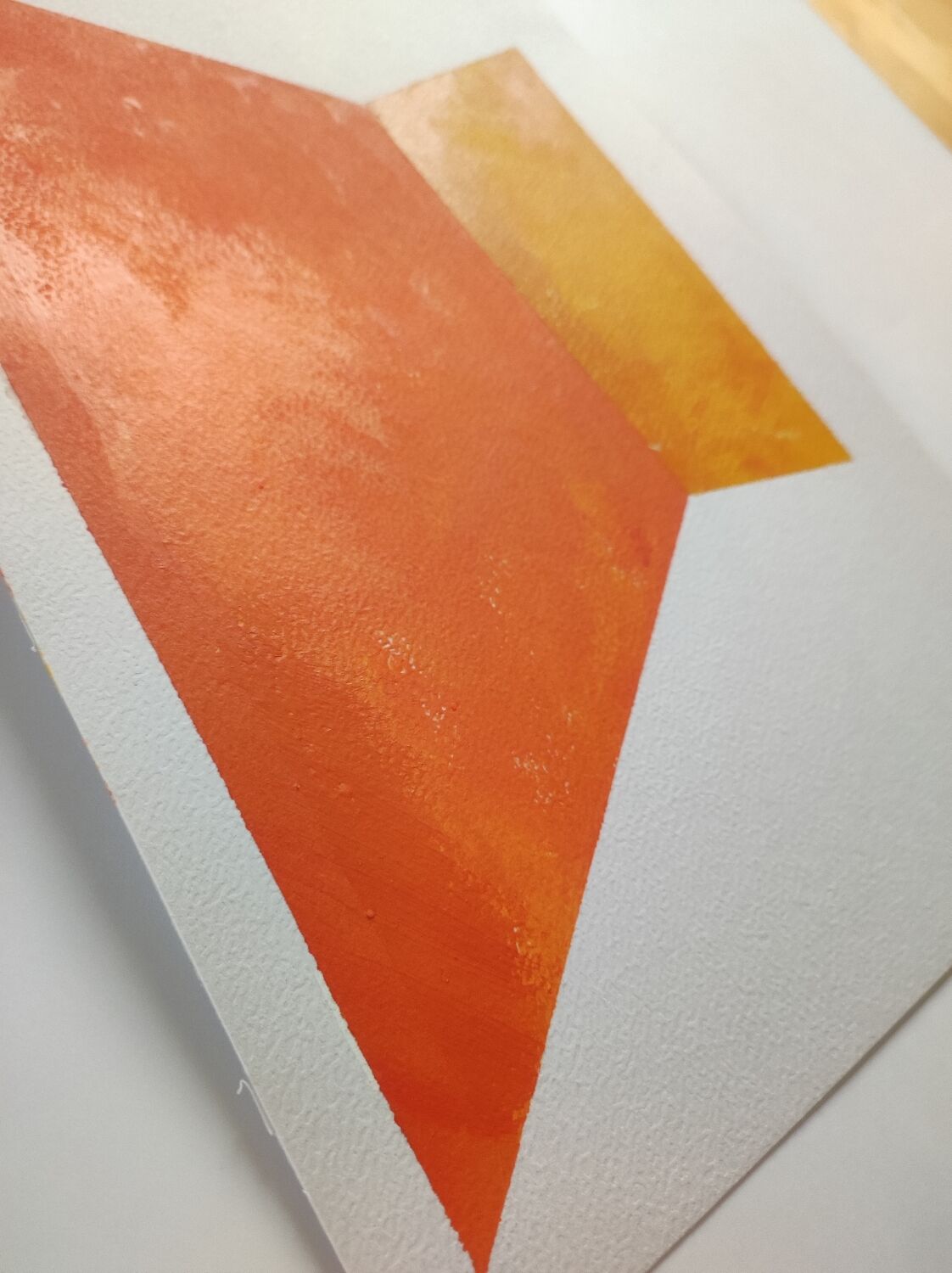 Minimalist geometric painting