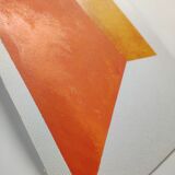 Minimalist geometric painting