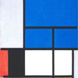 Piet Mondrian illsutration