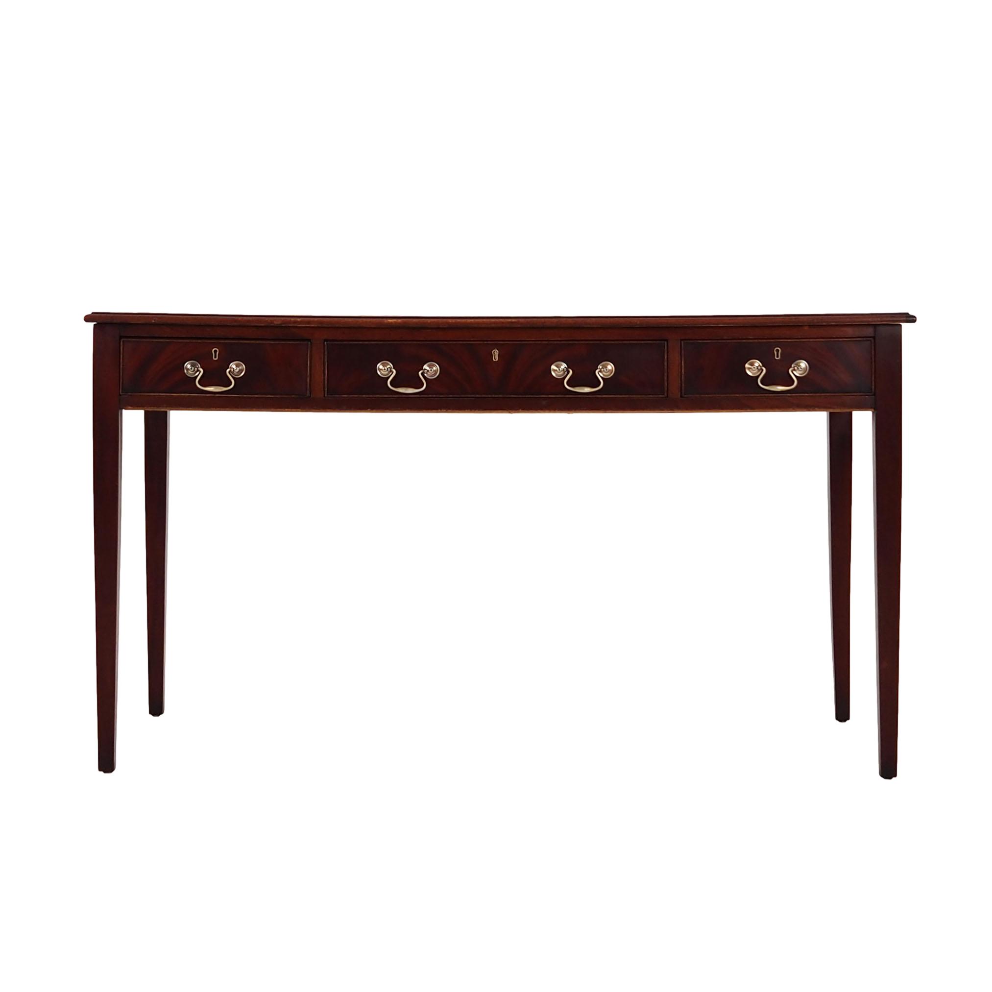 Mahogany desk scandinavian design of the 70s