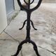 Marble and cast iron restaurant bistro table
