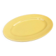 1950s yellow glazed ceramic serving dish