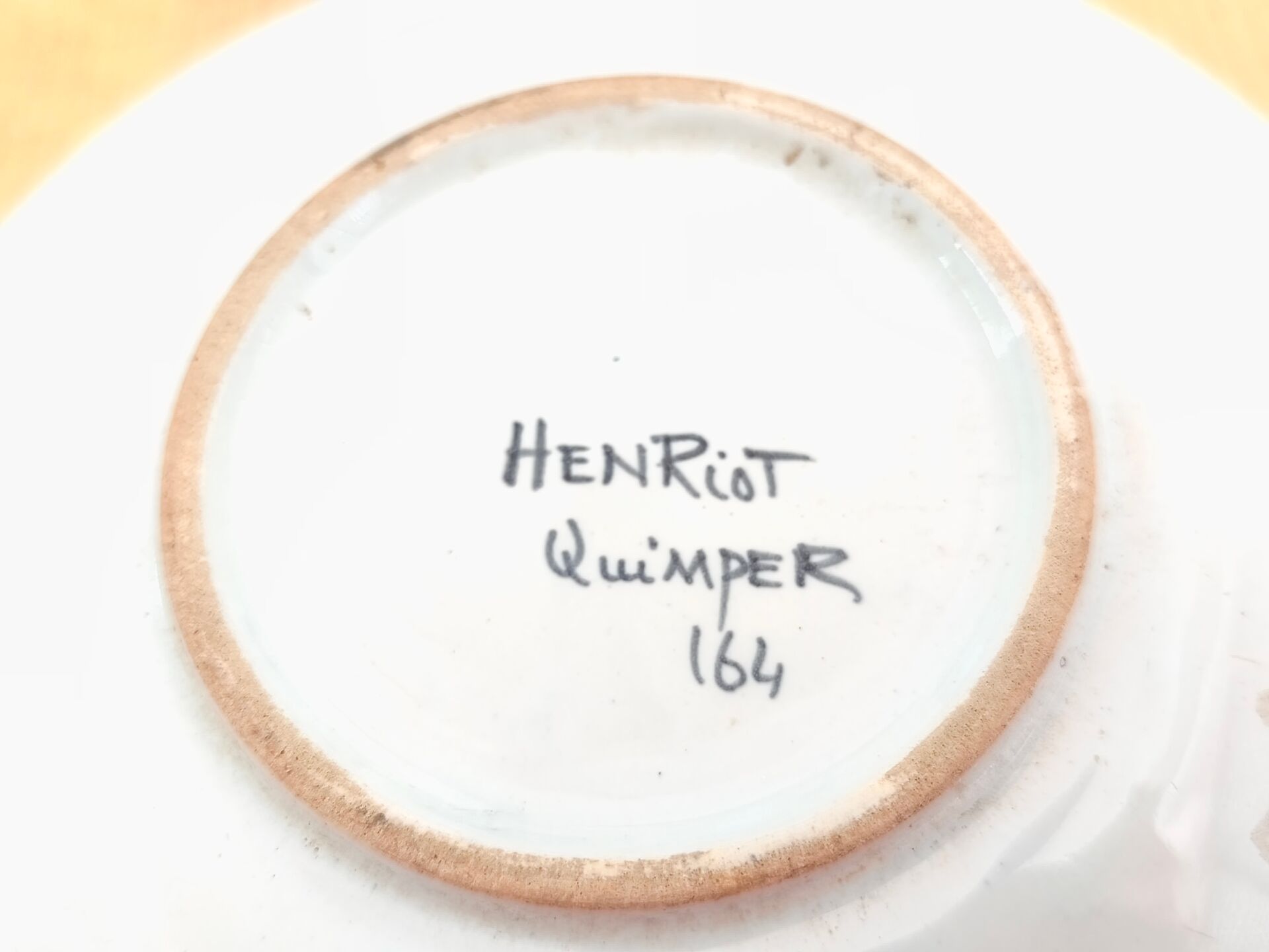 Henriot Quimper plate