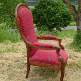 Restored Voltaire armchair