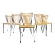 Chaises 'scoubidou' vintage, ensemble de 6 - années 1960