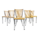 Chaises 'scoubidou' vintage, ensemble de 6 - années 1960