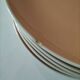 Set of 8 Villeroy & Boch Saar pattern plates, powder pink, 1950s