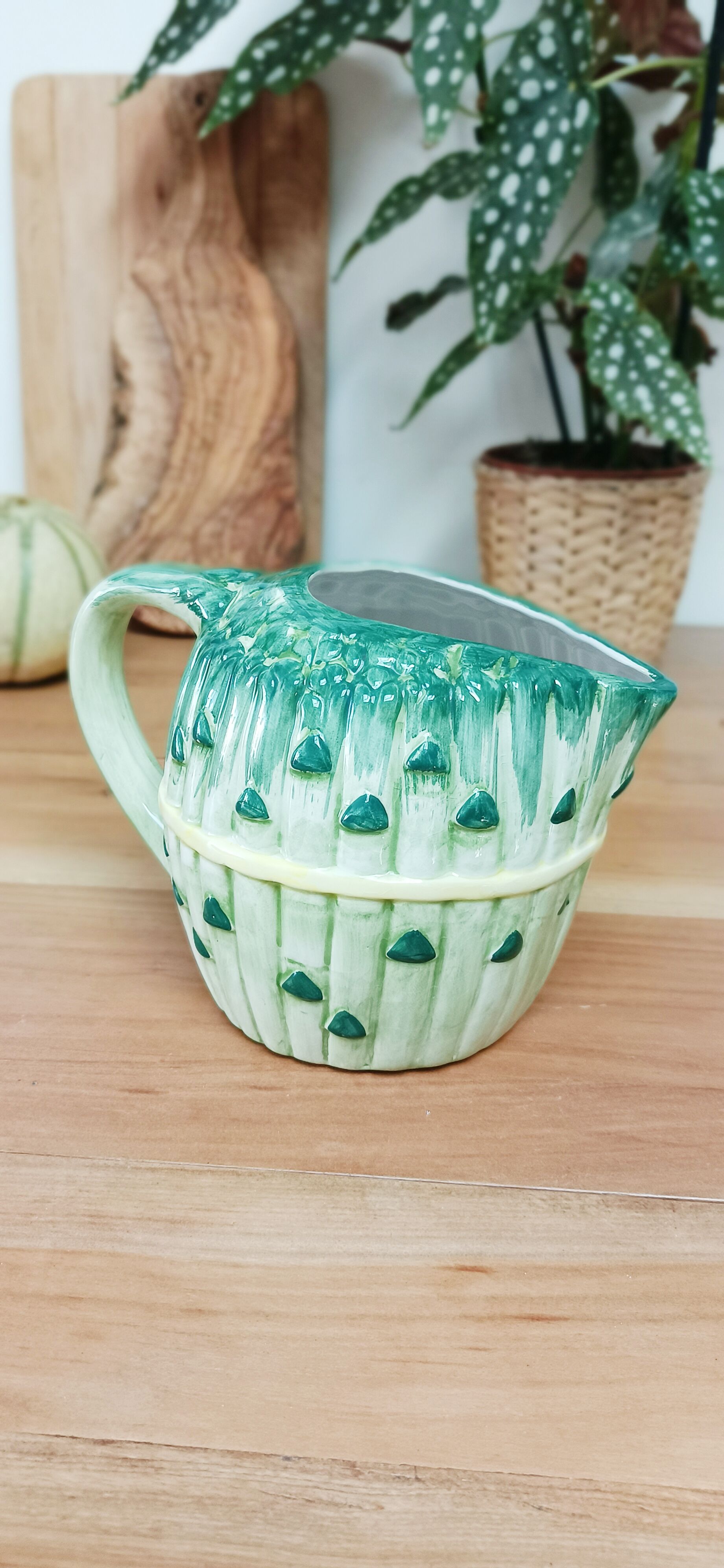 Pitcher asparagus slurry