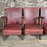 Series of 4 cinema chairs