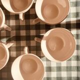 Set of 6 Saint Amand Art Deco cups
