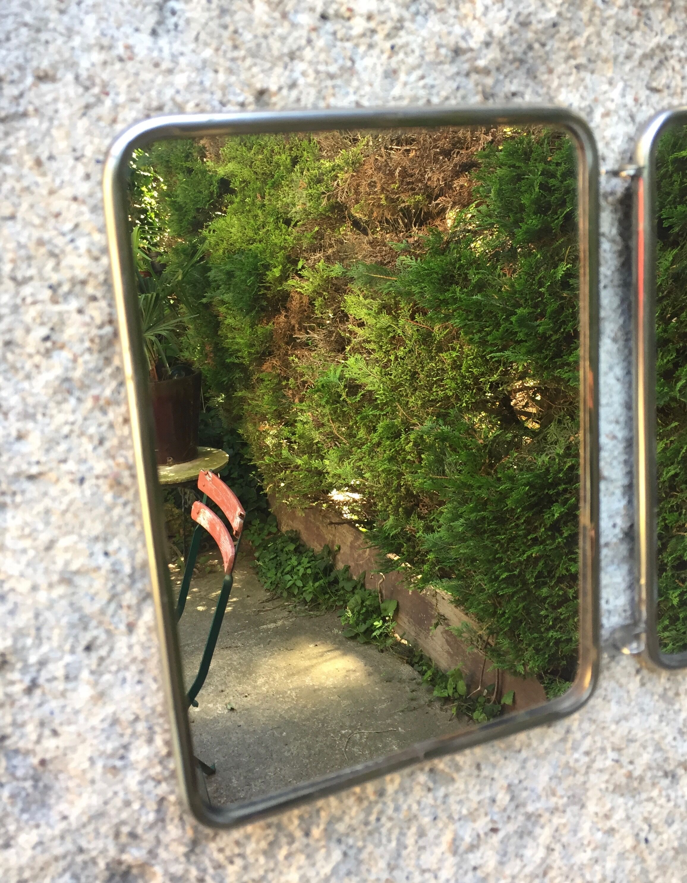 Barber triptych mirror 49 x 20 cm