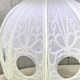 Vintage white kitchen lamp small chandelier