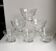 Set of 6 champagne glasses engraved 60s