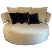 Antonio Citterio round swivel sofa Maxalto B&B Italia - Amoenus model