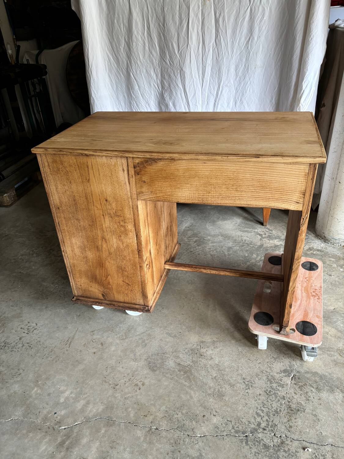 Bureau bois massif 1930