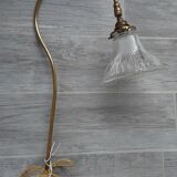 Art deco swan neck lamp