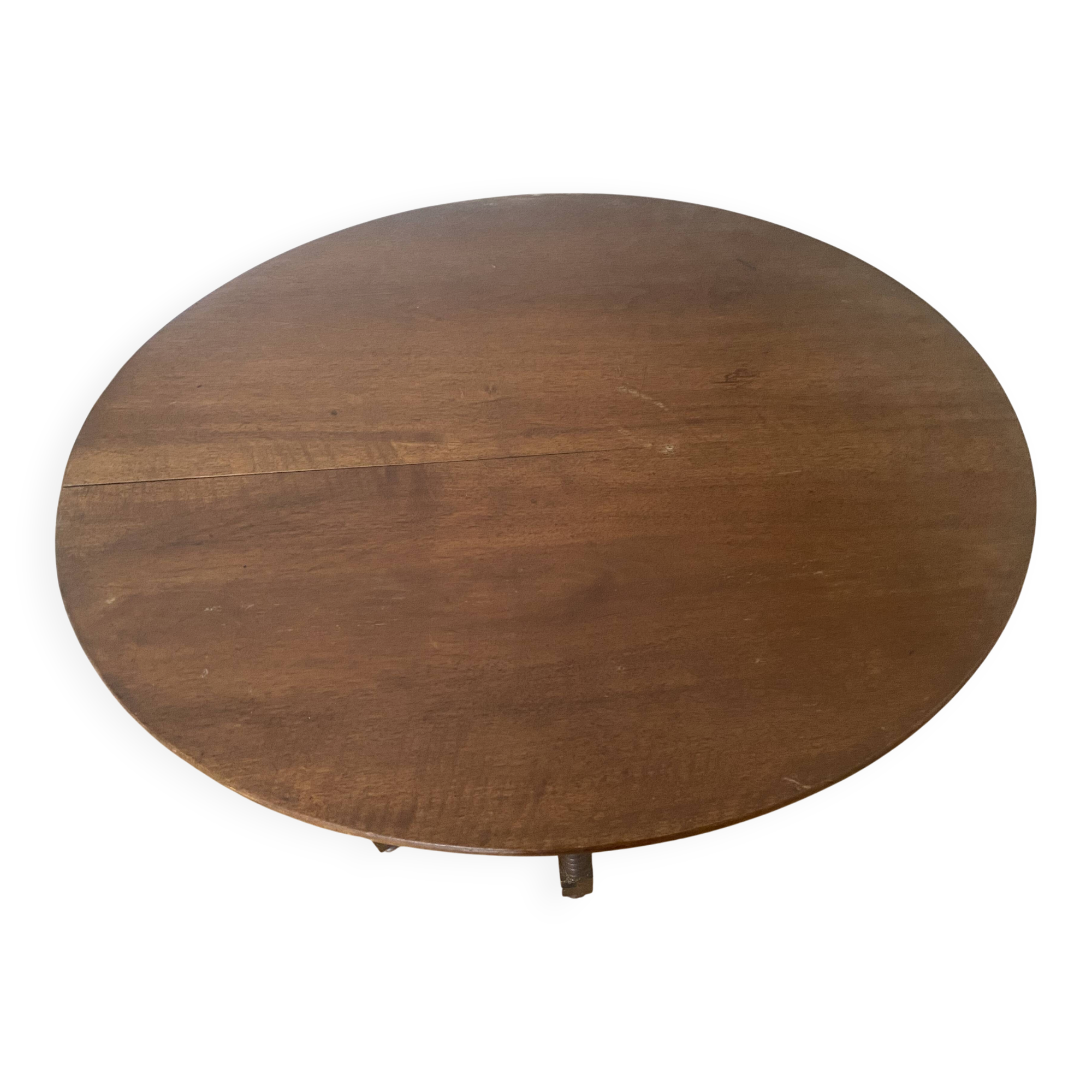 19th-century folding family table - rosewood