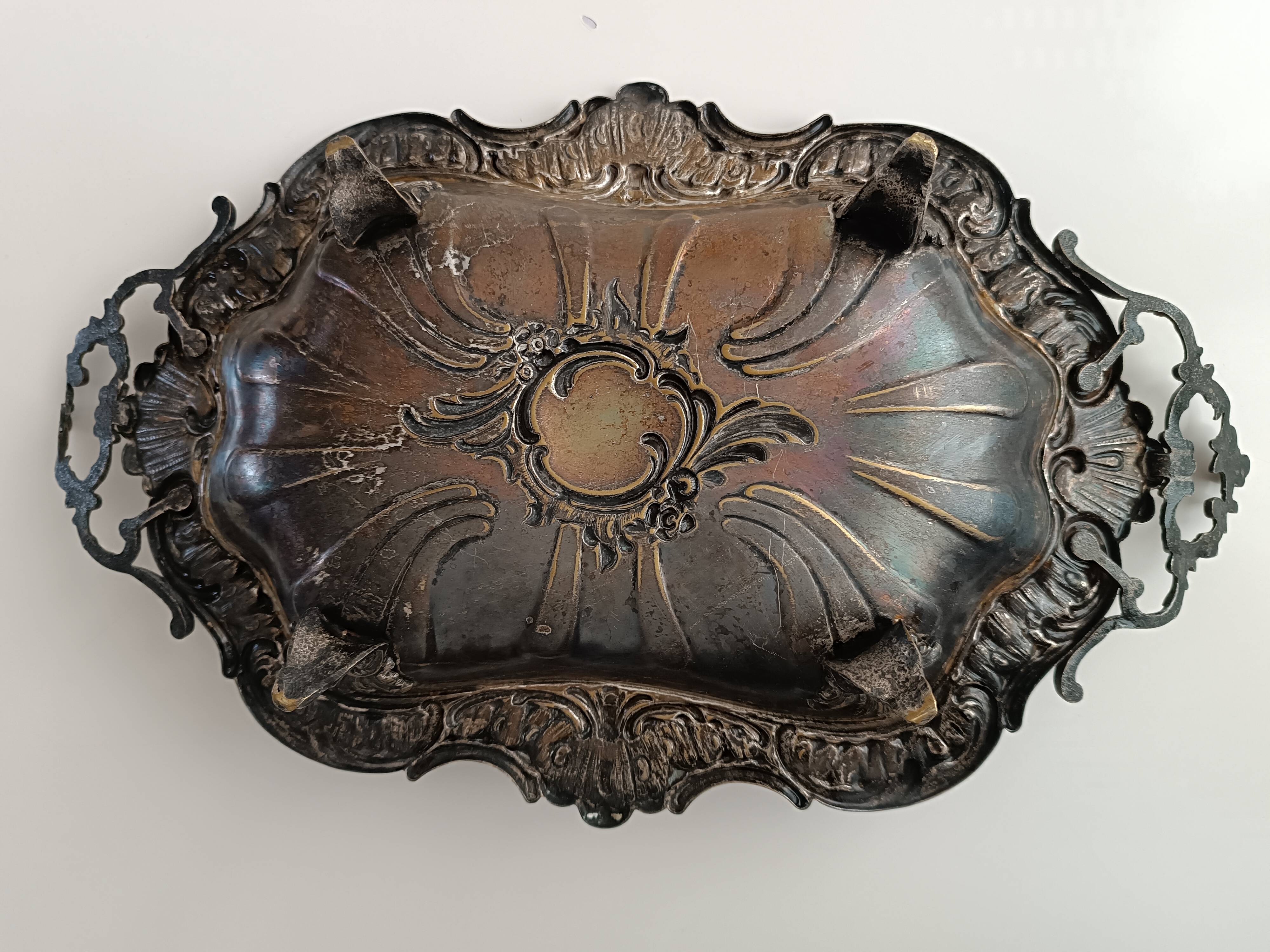 Rocaille Centrepiece Silver-Plated Bowl