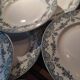 6 old plates in earthenware model Versailles