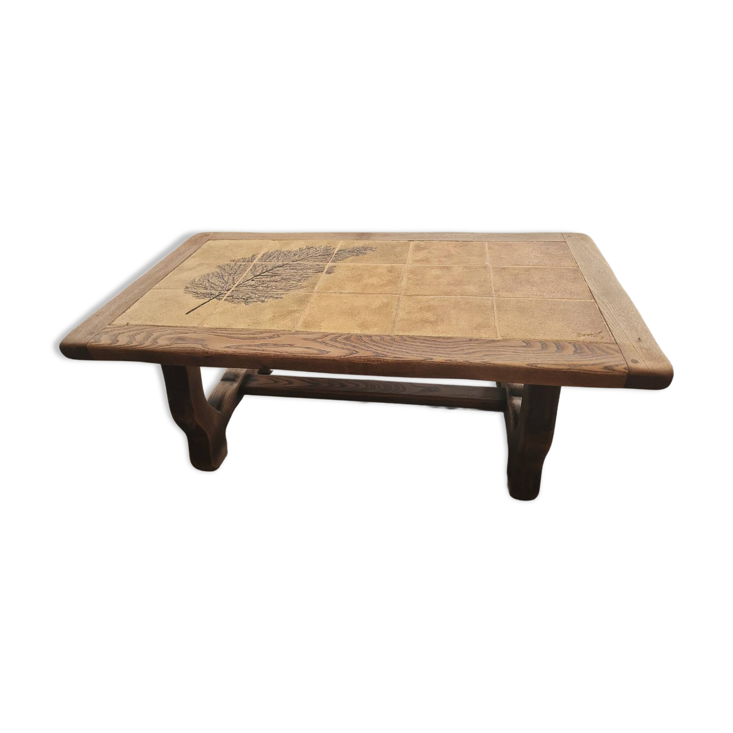 Vallauris coffee table signed Barrois