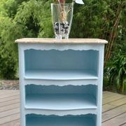 Antique patinated bookcase